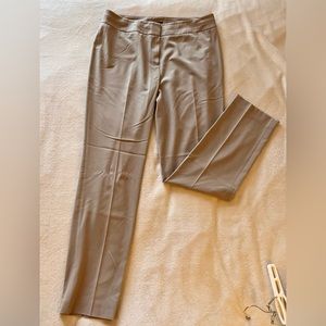 Anne Klein trousers. Tan, size 12.